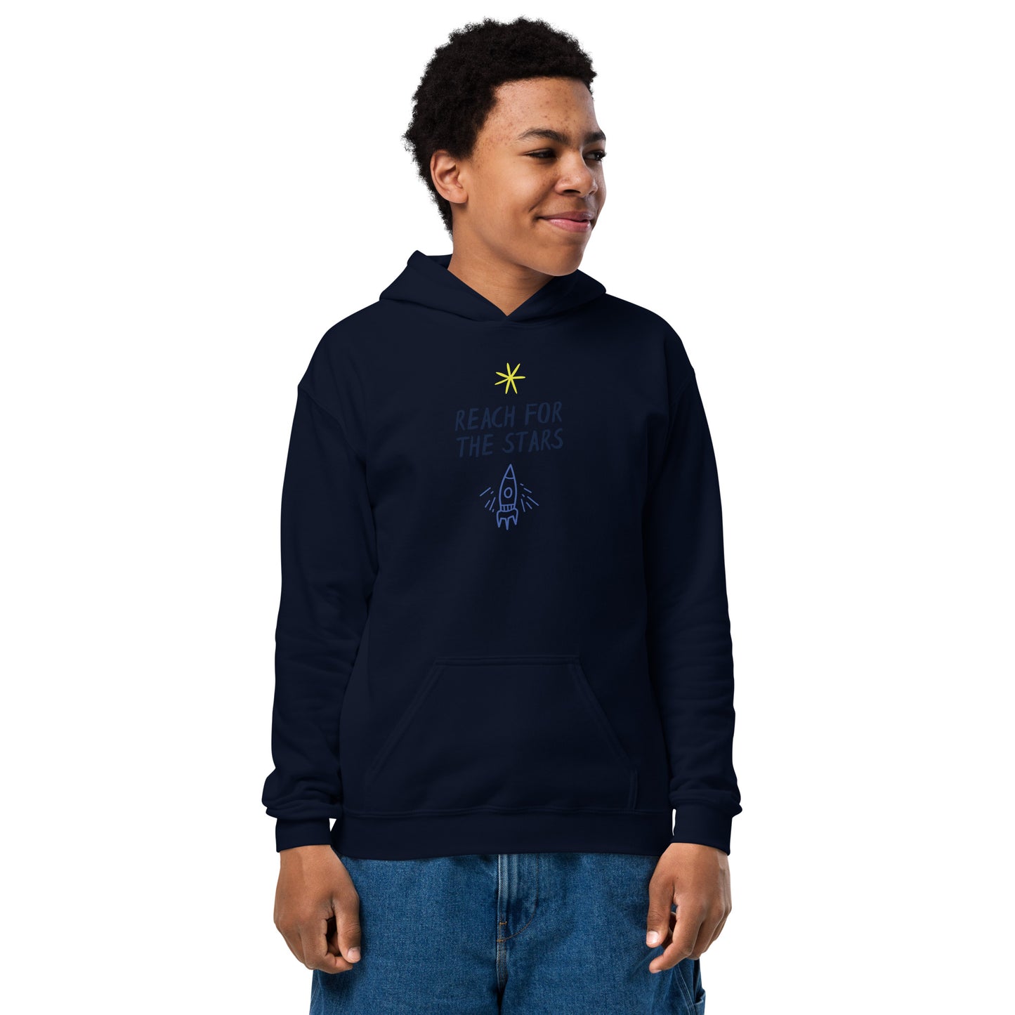 Children's Youth "Reach for the Stars" Print Hoodie