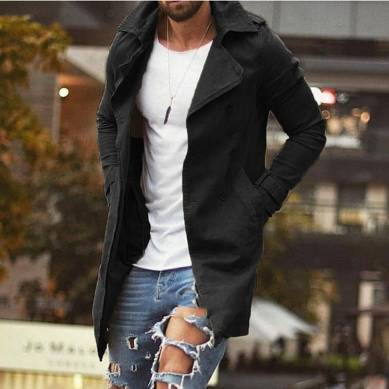 Men's Coat id-length Windbreaker Jacket