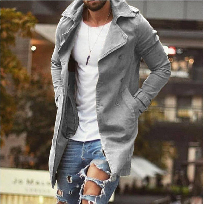 Men's Coat id-length Windbreaker Jacket