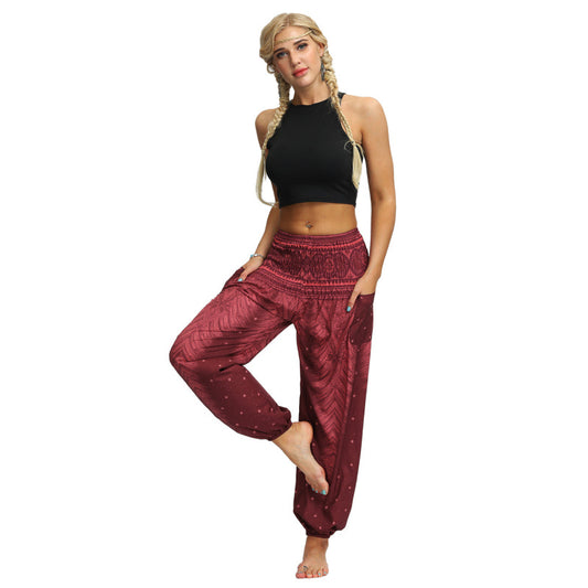 Women's Sports Casual Dance Bloomers Yoga Pants