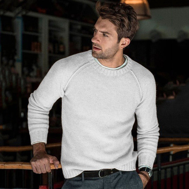 Men's Round Neck slim Fit Sweaters