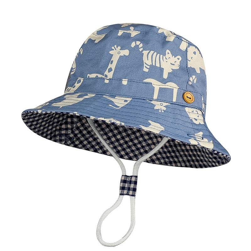 Children's Baby Cotton Cartoon Bucket Hat