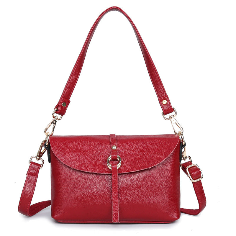 Women's Leather Shoulder Crossbody Handbag