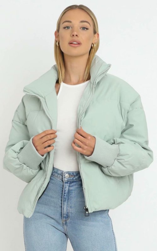 Women's Stand Collar Jacket Puffer Coat