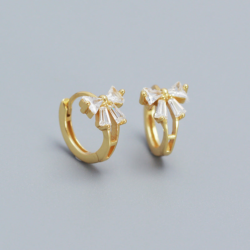 Women's Exquisite and Cute Bow Heart Shape Earrings