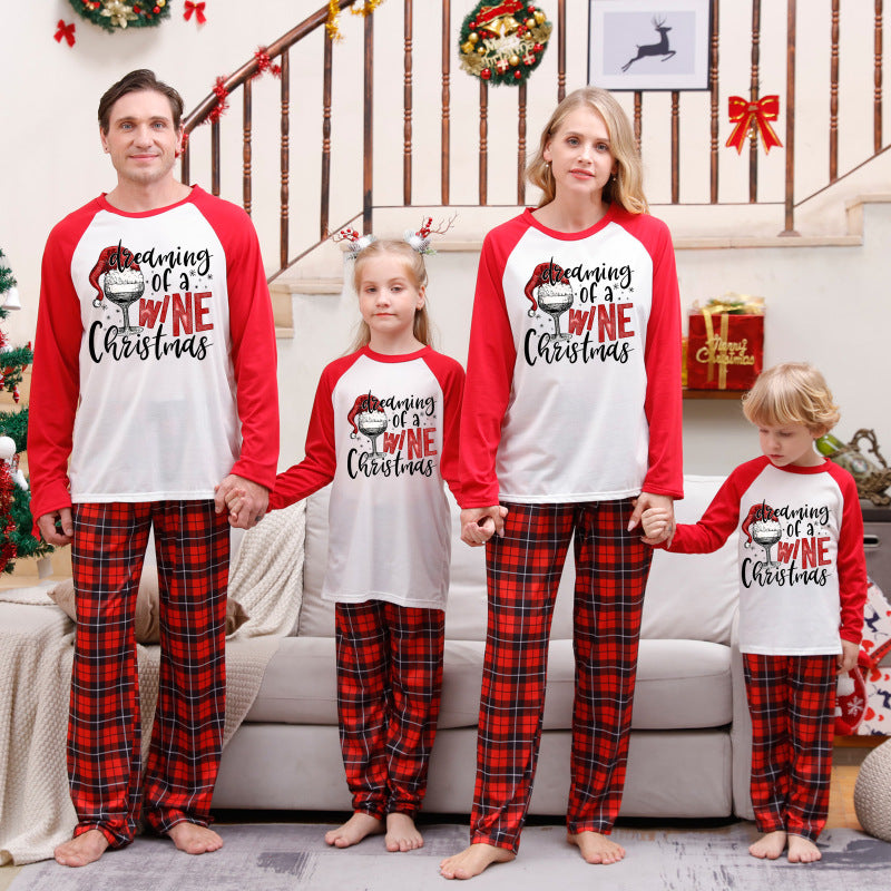 Christmas Parent-Child Home pyjamas Two-piece Set