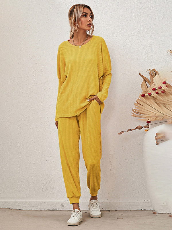 Women's Long-Sleeved Loose Loungewear Pyjamas