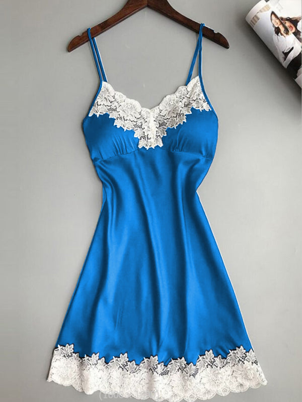 Women's Colour Contrasting Camisole Nightdress