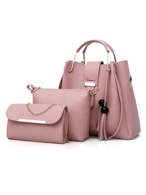 Women's Handbag Three Piece Set