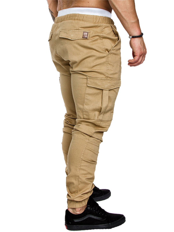Men's Tether Elastic Sports Baggies Trousers
