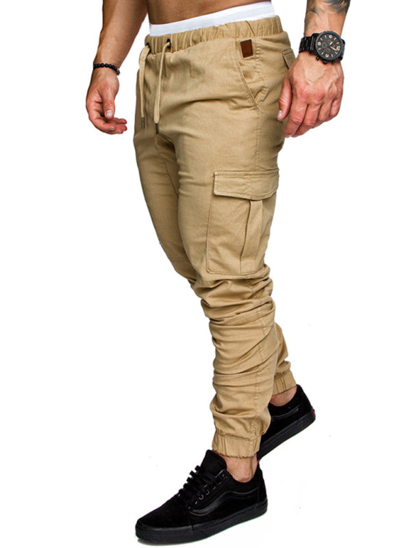 Men's Tether Elastic Sports Baggies Trousers