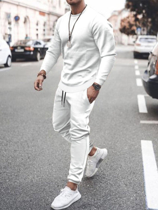 Men's Long-sleeved casual Trendy sports Set