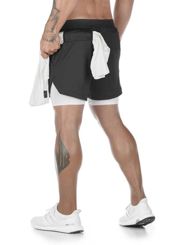 Men's Fitness Two-piece Shorts