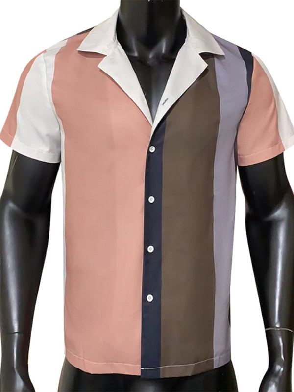 Men's Short Sleeve Button-up Shirt