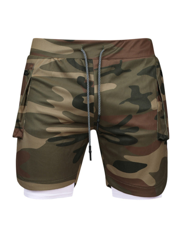 Men's Sports Quick Dry Mesh Camouflage Shorts