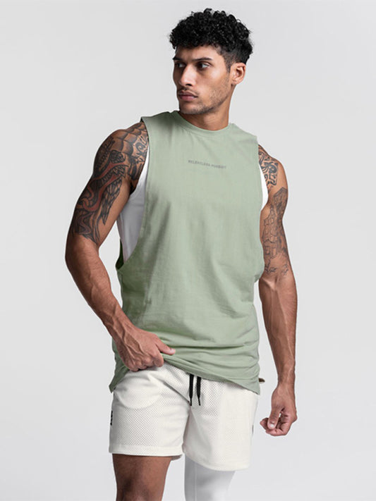 Men's Solid Colour Tank Vest