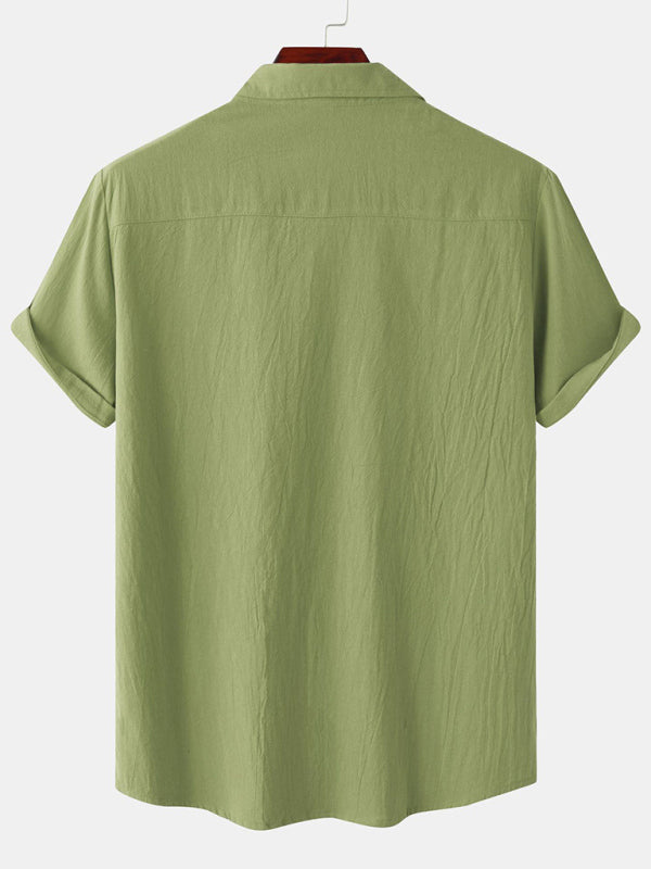 Men's Cotton Linen Shirt