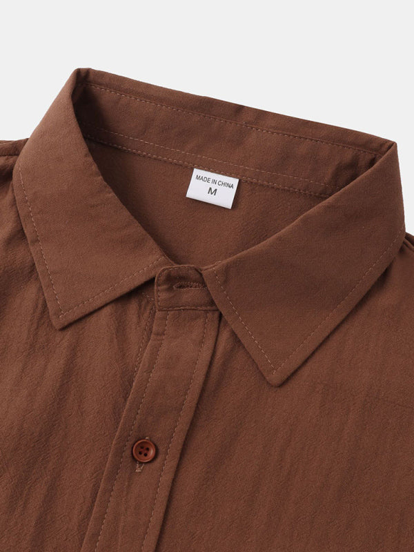 Men's Cotton Linen Shirt