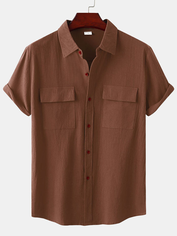 Men's Cotton Linen Shirt