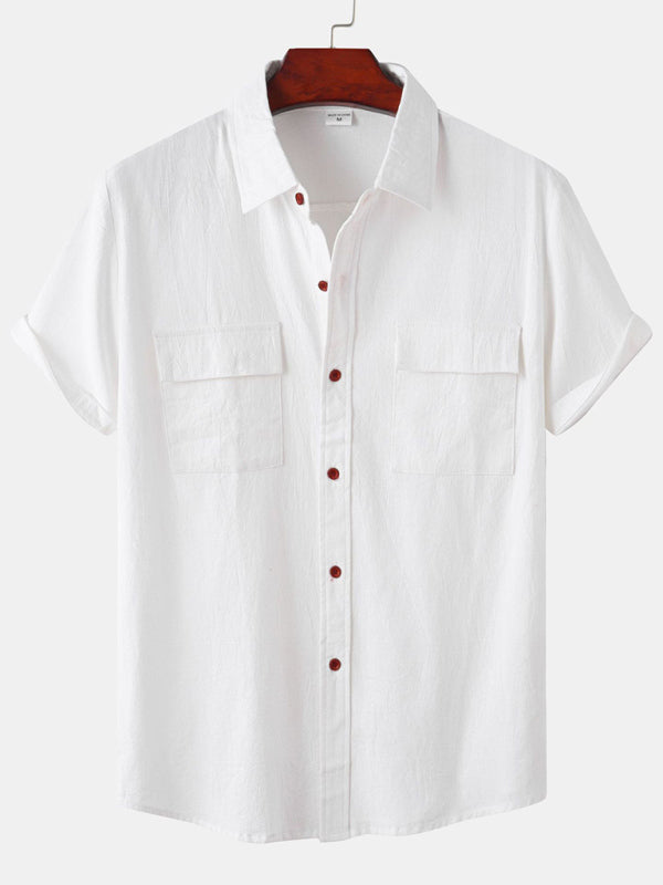 Men's Cotton Linen Shirt