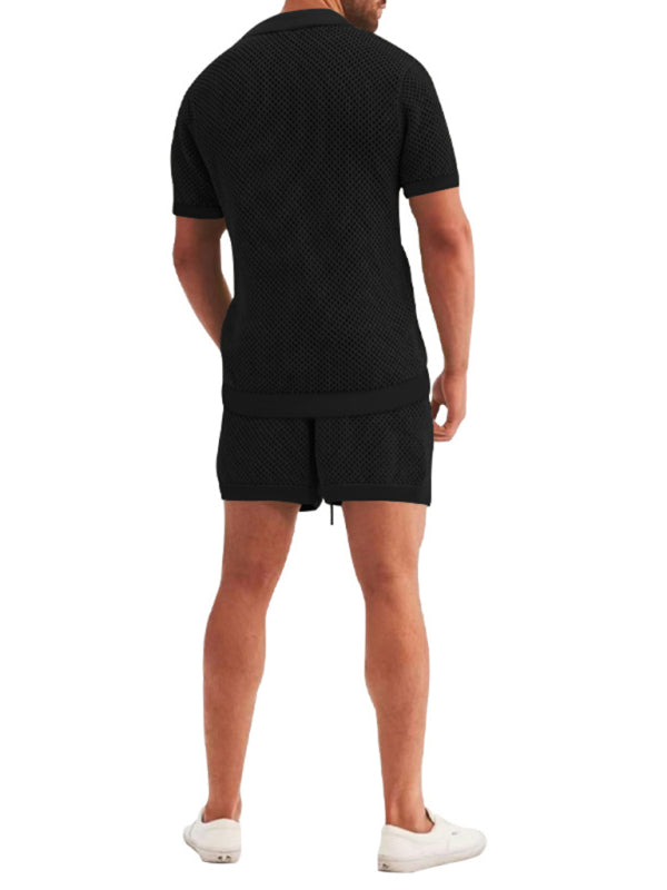 Men's Short-sleeved shorts Two Piece Set