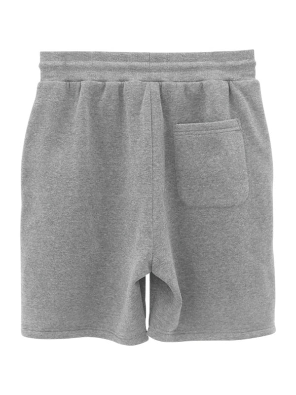 Men's Drawstring loose brushed Casual sports Shorts