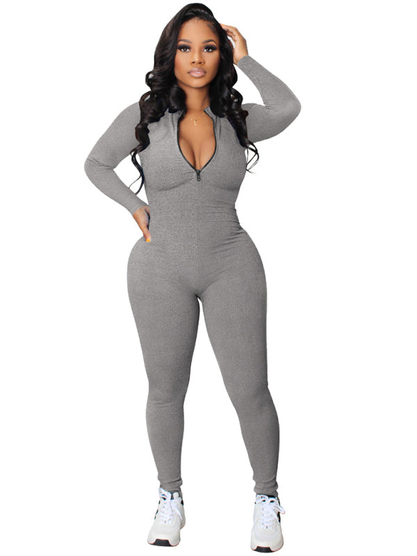 Striped bodycon jumpsuit sale