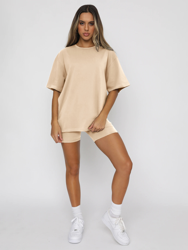 Women's Casual short-sleeved and shorts Two-piece sets