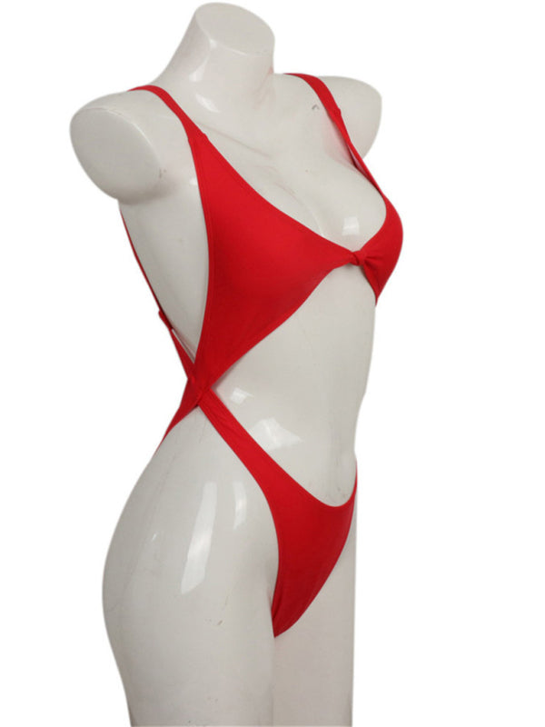 Women's Twisted Cutout One-Piece Swimsuit