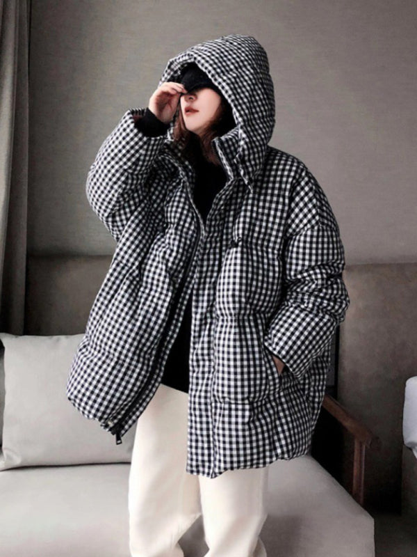 Women's Loose Hooded Thickened Coat Jacket