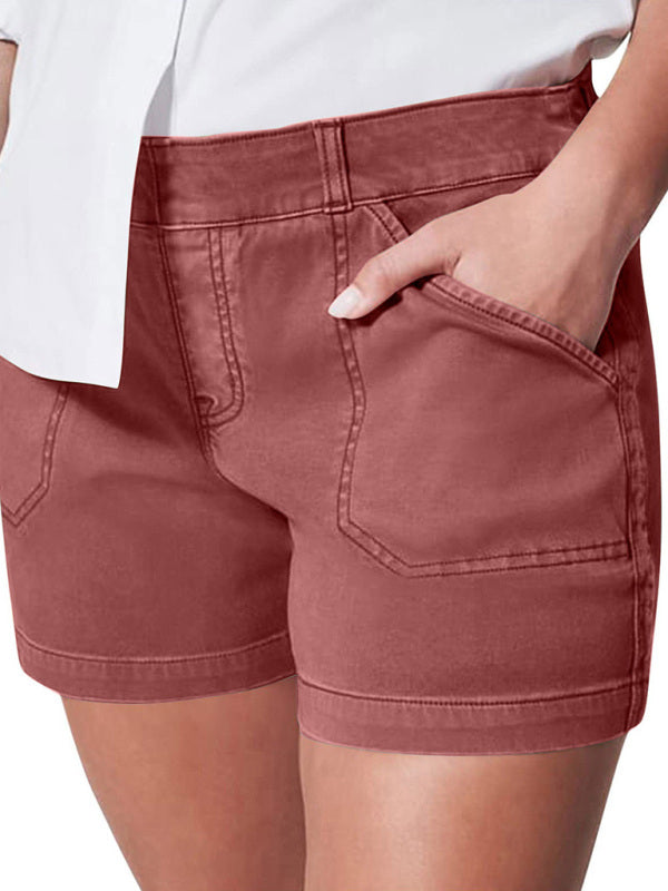 Women's High Elastic twill Shorts