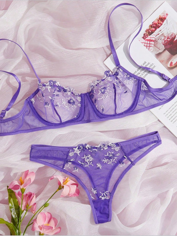 Women's Floral lingerie set