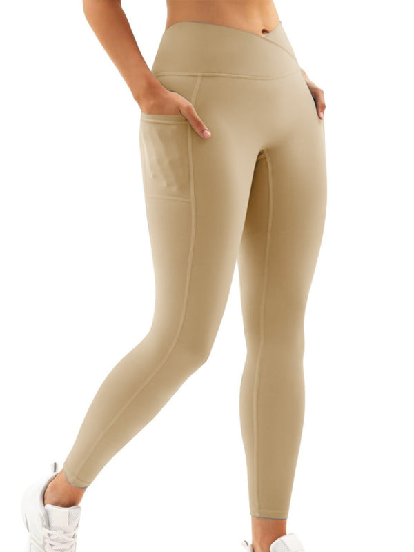 Women's High Waist Hip Pocket Yoga Pants