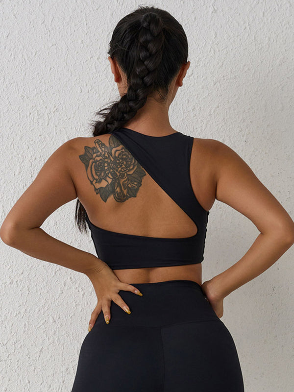 Women's Beautiful back sports bra shock-proof yoga running high-intensity Sports Vest
