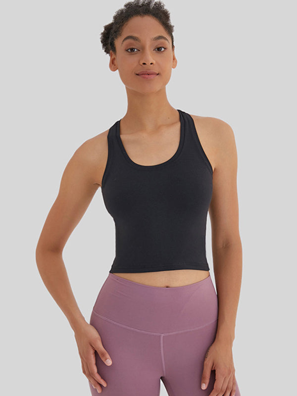 Women's Tight-fitting, High-elastic and beautiful back Sports, Activewear leisure and versatile Yoga Vest