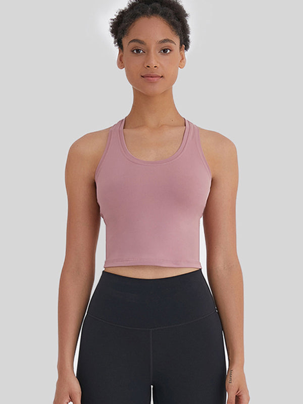 Women's Tight-fitting, High-elastic and beautiful back Sports, Activewear leisure and versatile Yoga Vest