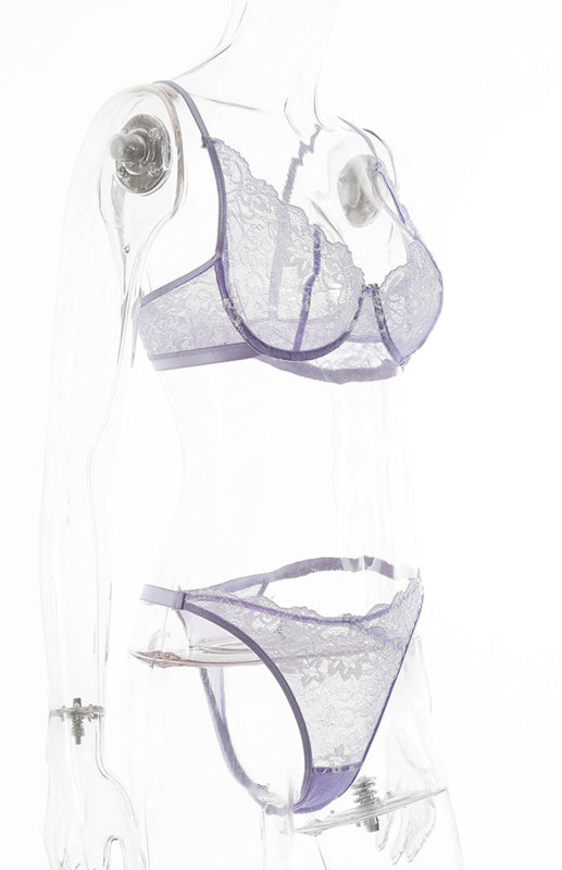 Women's Breathable Lace Lingerie Set