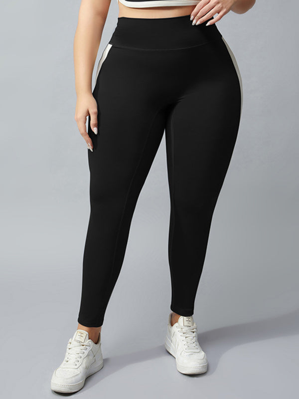 Women's Plus Size High Waist Hip Lift Stretch Fitness Sports Yoga Pants