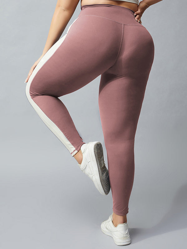 Women's Plus Size High Waist Hip Lift Stretch Fitness Sports Yoga Pants