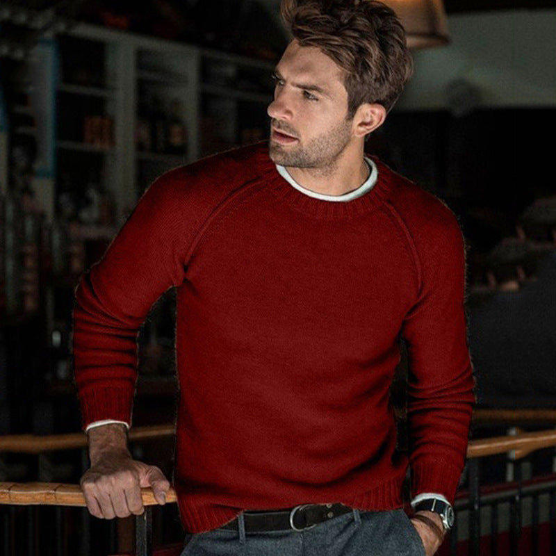 Men's Round Neck slim Fit Sweaters