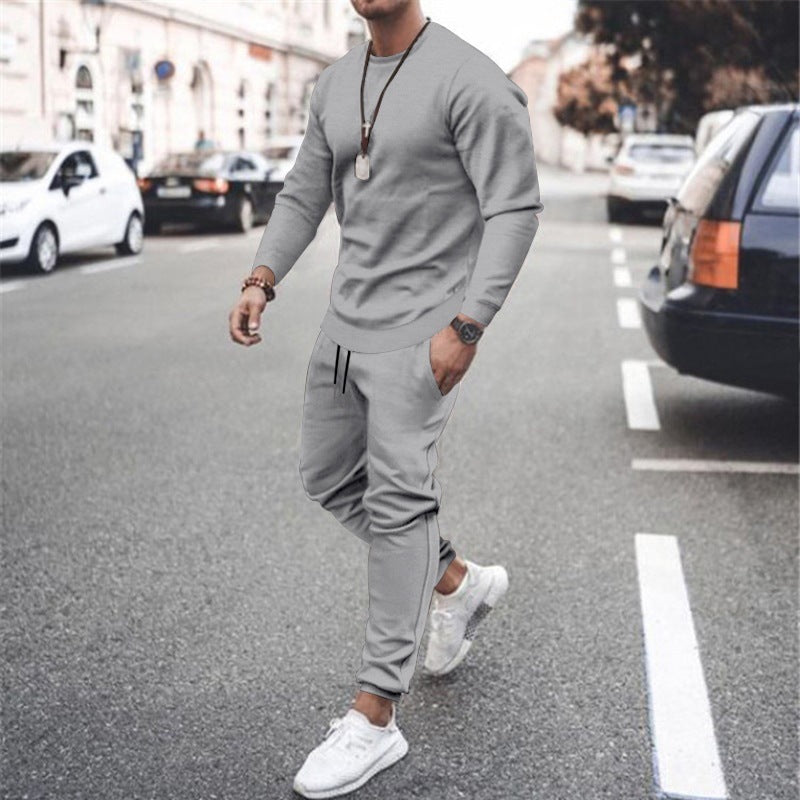 Men's Long-sleeved casual Trendy sports Set