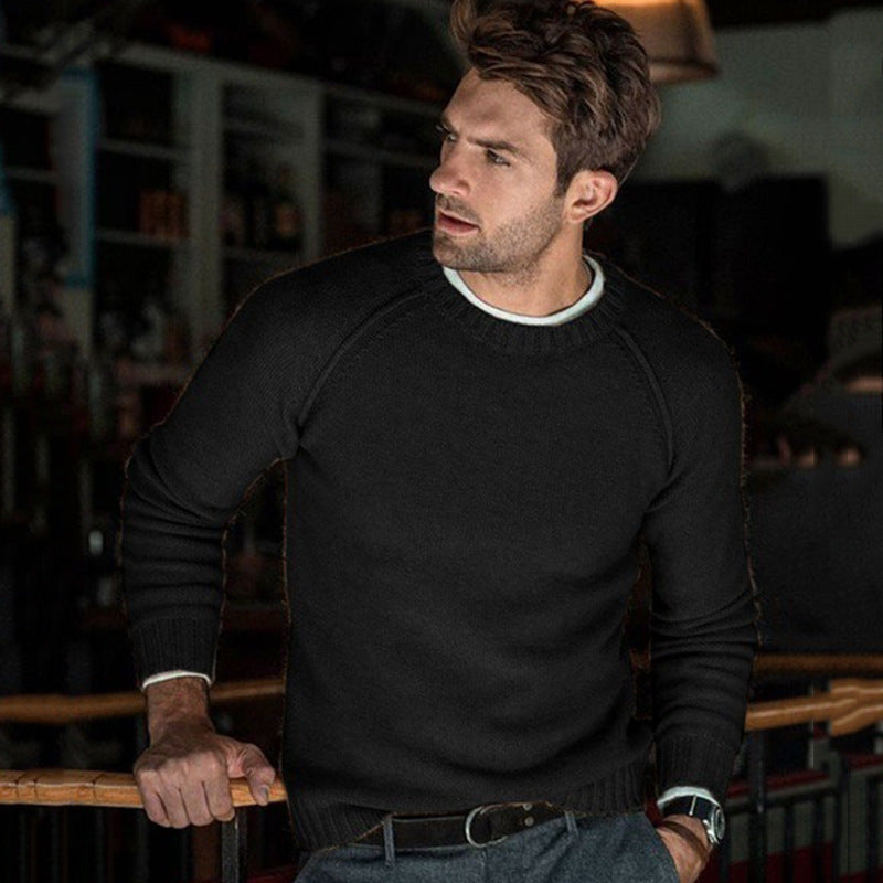 Men's Round Neck slim Fit Sweaters