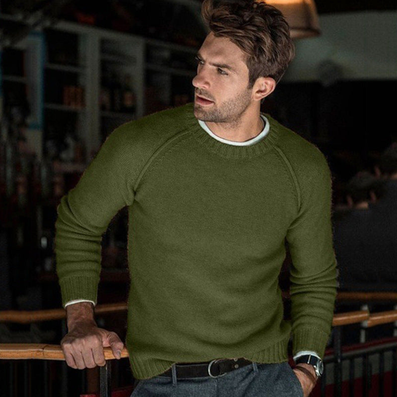 Men's Round Neck slim Fit Sweaters