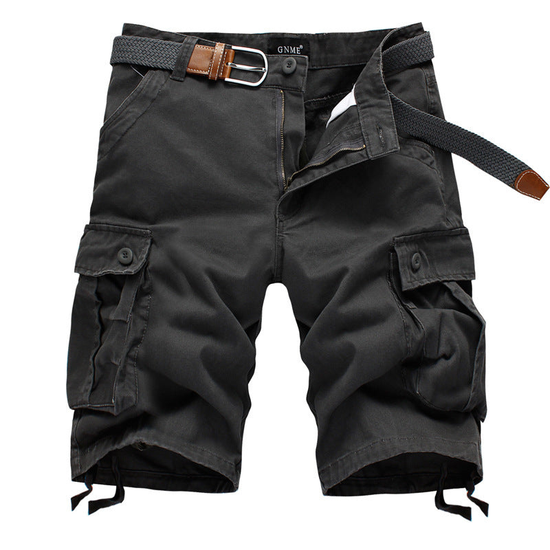 Men's Straight Leg  Loose Cargo Shorts (Without Belt)