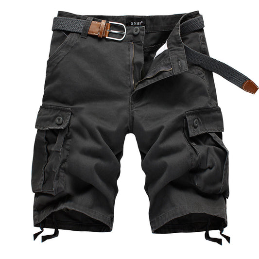 Men's Straight Leg  Loose Cargo Shorts (Without Belt)