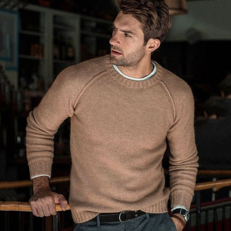 Men's Round Neck slim Fit Sweaters