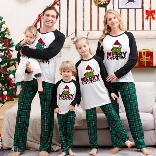 Christmas Parent-Child Home Pyjamas Two-piece Set
