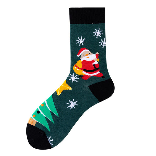 Christmas mid-calf Socks