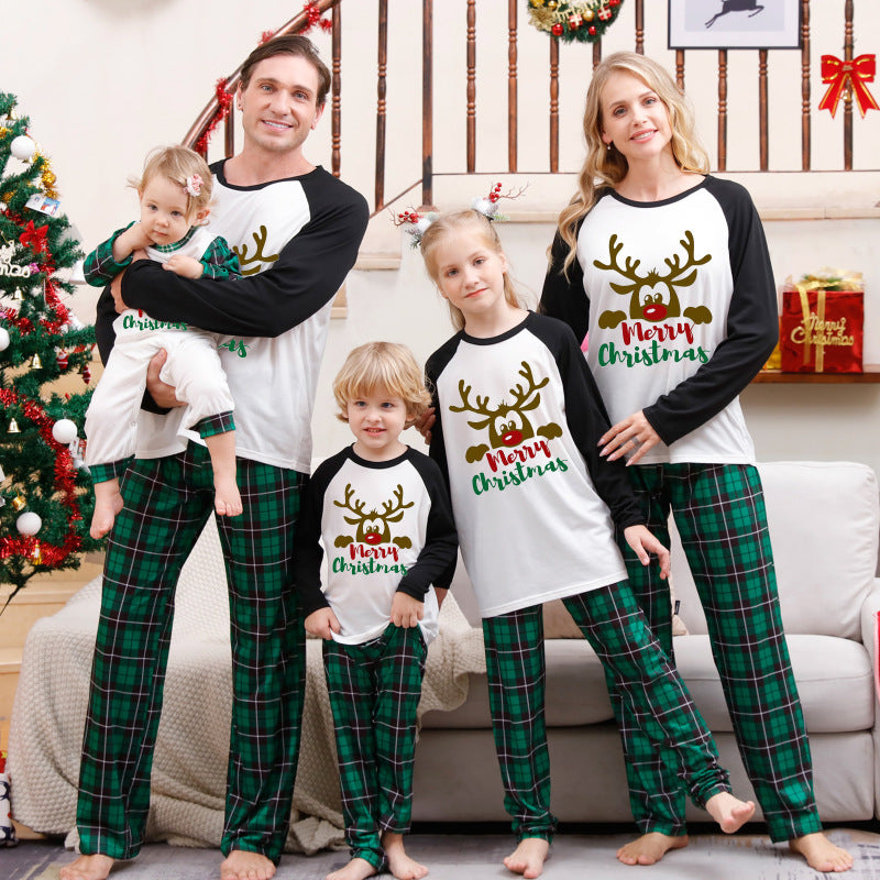 Christmas Parent-Child Home Pyjamas Two-piece Set